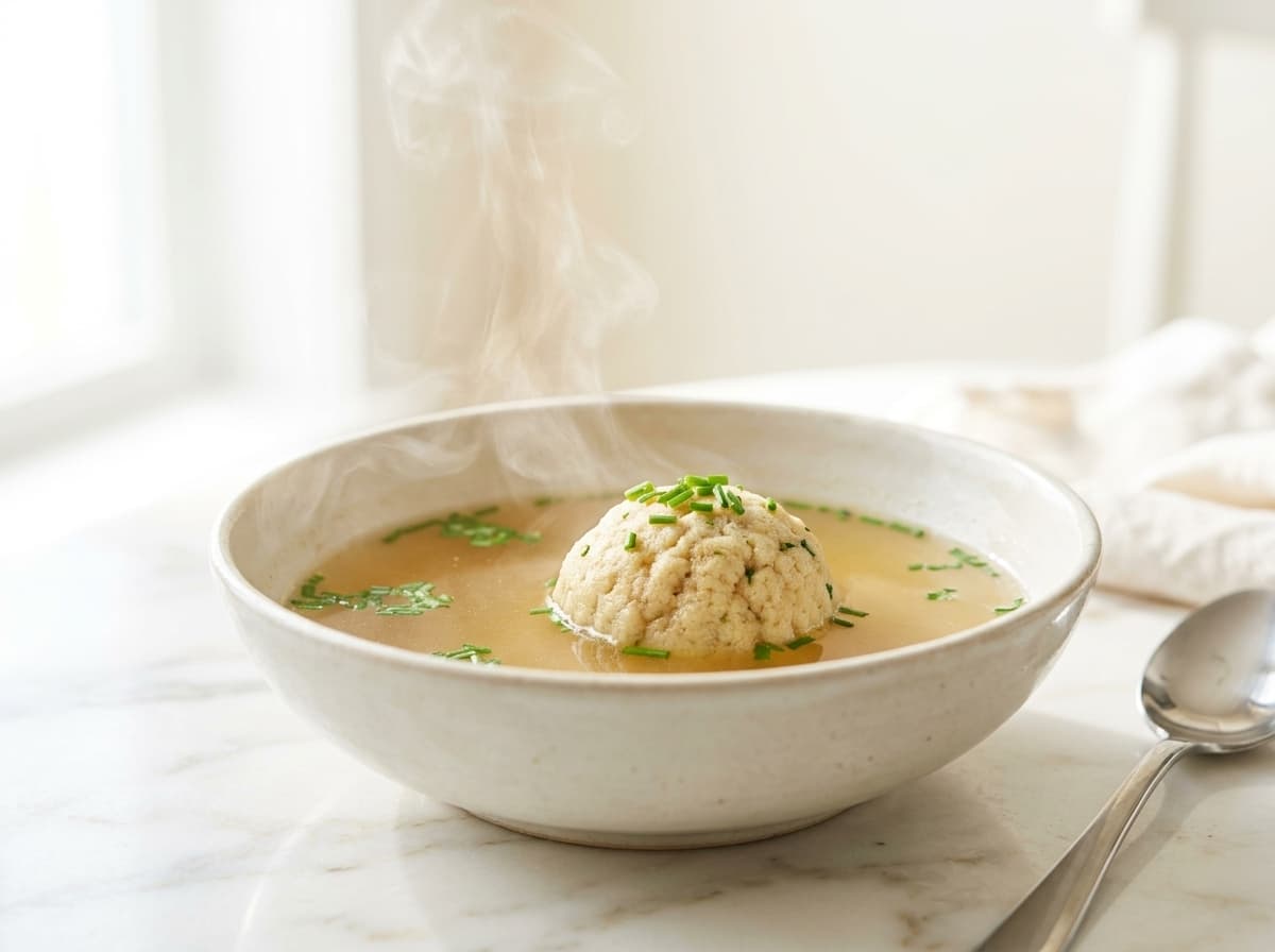 Warme Suppe von Happiness Food & Drink in heller Schale